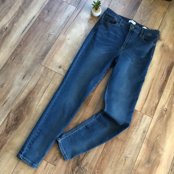 Curvy HIGH RISE SKINNY Jeans sz10/30 run small=sz6 - Picture 2 of 9